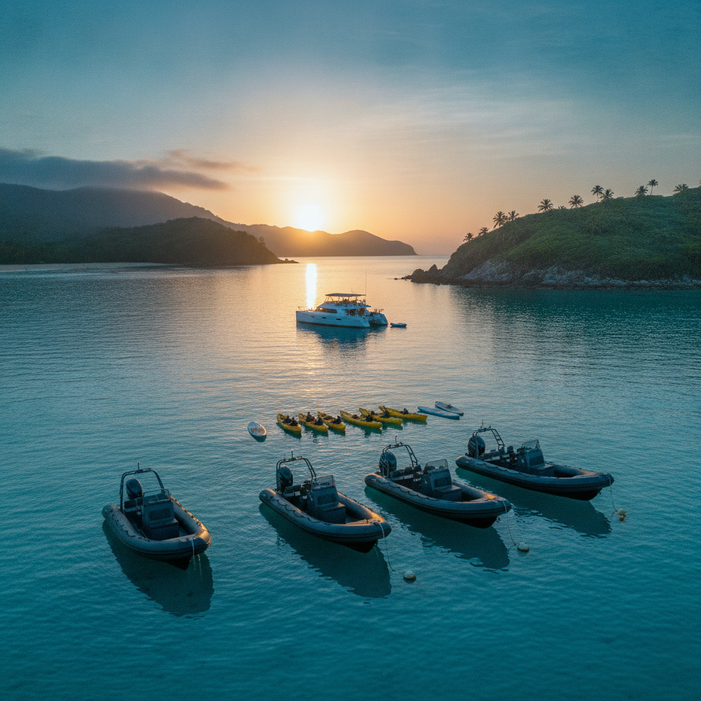 Watercraft Tours - no people and no text
